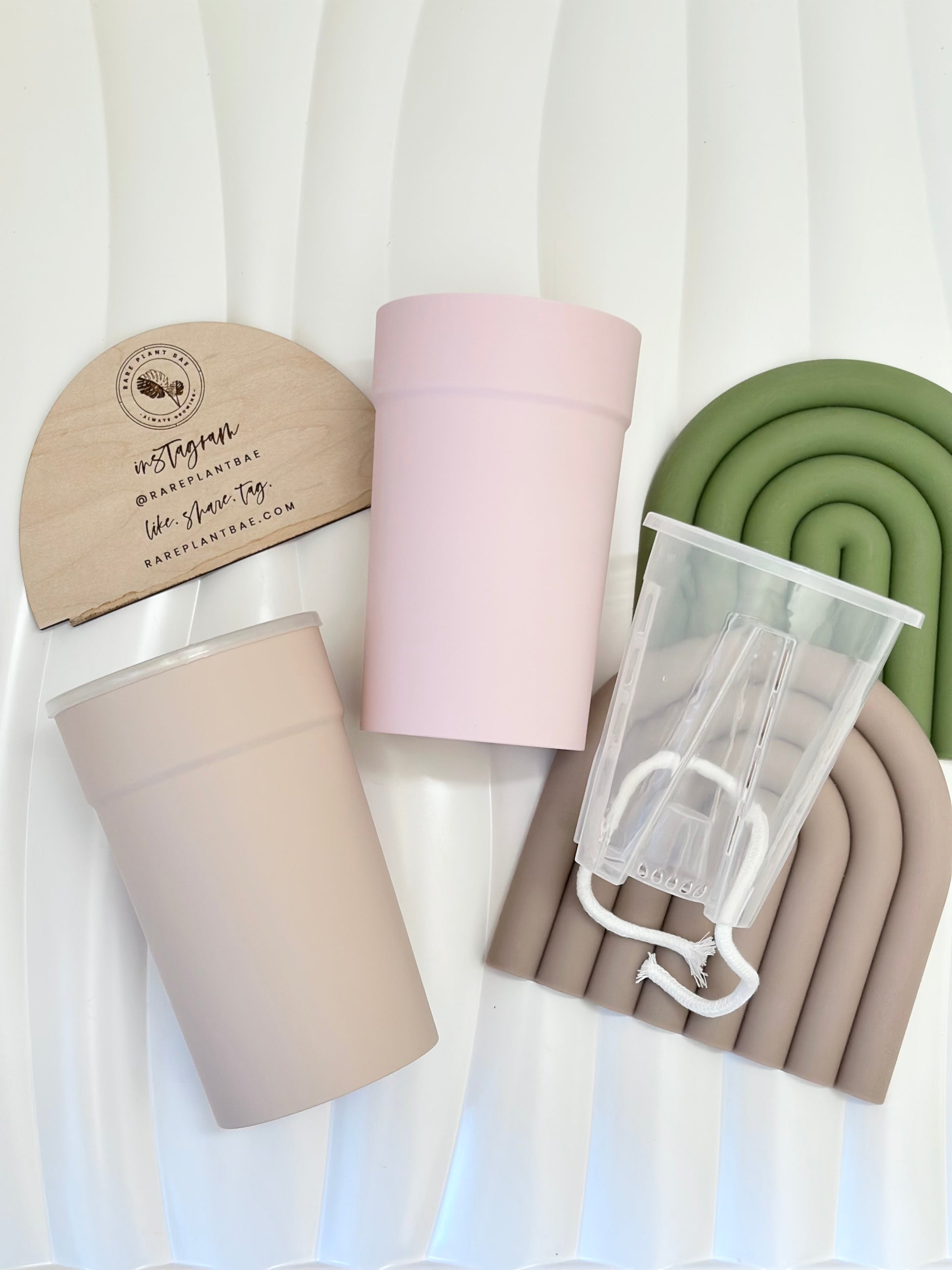 a plastic plant instagram Matching Self Watering Pot (4-inch & up) (pre-order) – Rare Plant Bae