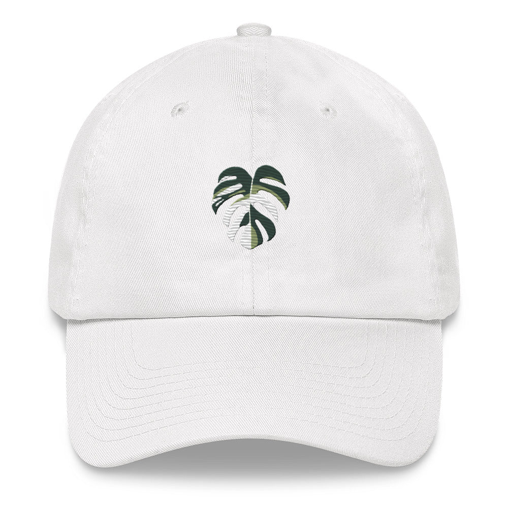 Embroidered Hat - Monstera Albo