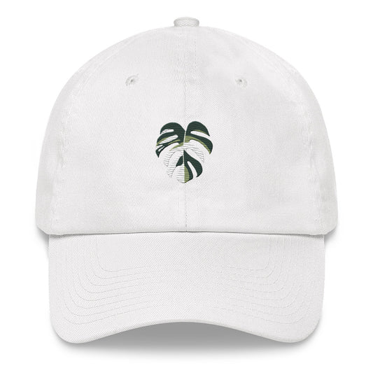 Embroidered Hat - Monstera Albo