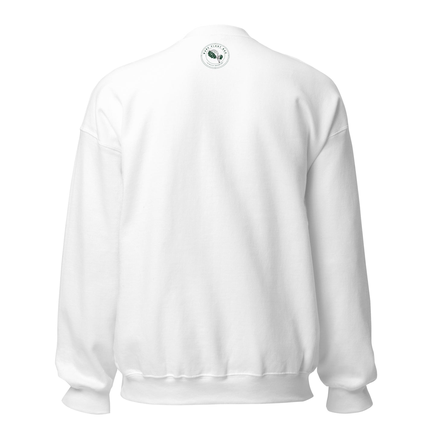 Unisex Embroidered Sweatshirt Monstera Albo